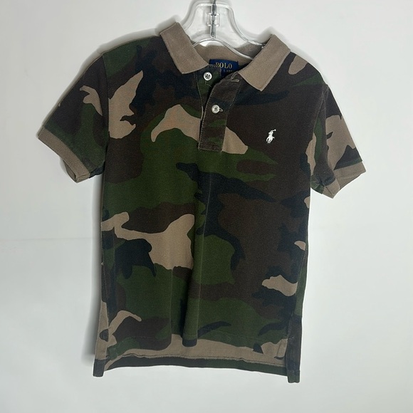 Polo Ralph Lauren boys camo polo size 5 VGUC - Picture 1 of 3